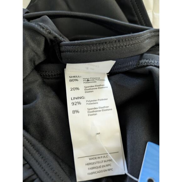 Cupshe black Alluring One-Piece Swimsuit with Lace-Up Back Detail - Picture 9 of 9